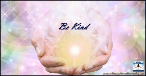 Be Kind and read What Would It Be Like If People Everywhere Practiced Kindness by Genevieve Gerard