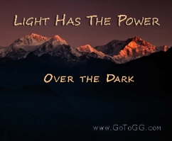 Light has the power over the dark blog image Light has the power over the dark blog image