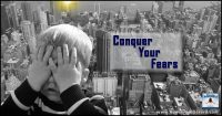 child on roof trying To Conquer Fears