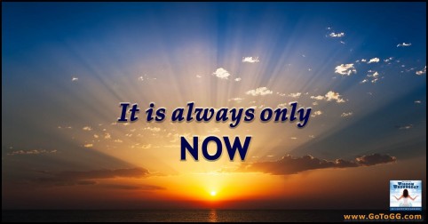 Read "It is always only NOW" a blog post by Genevieve Gerard